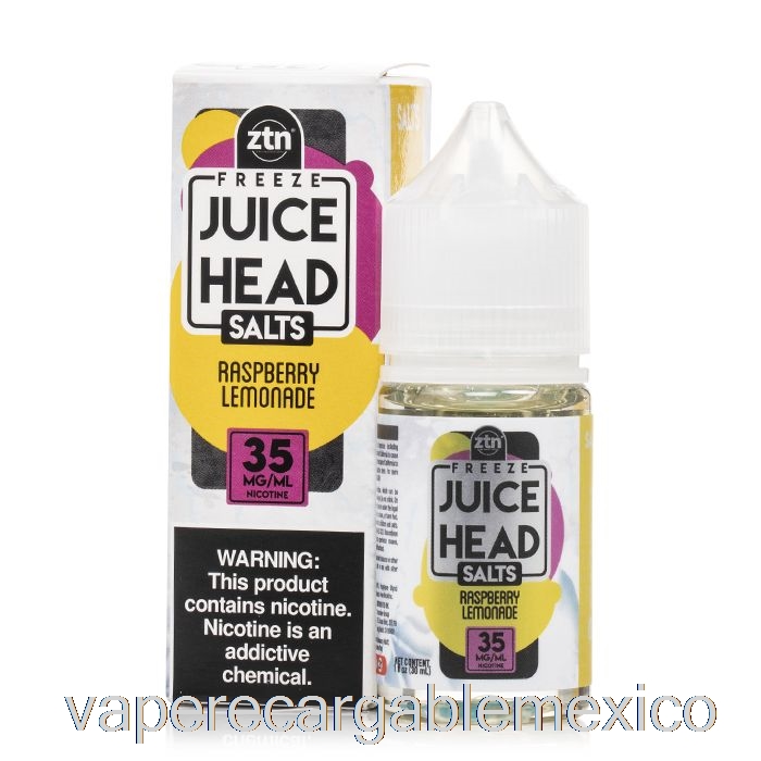Vape Recargable Limonada De Frambuesa Congelada - Sales De Cabeza De Jugo - 30ml 35mg